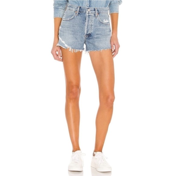 Citizens Of Humanity | Annabelle Shorts Desert Wind Light Wash Size 24 - Picture 4 of 14